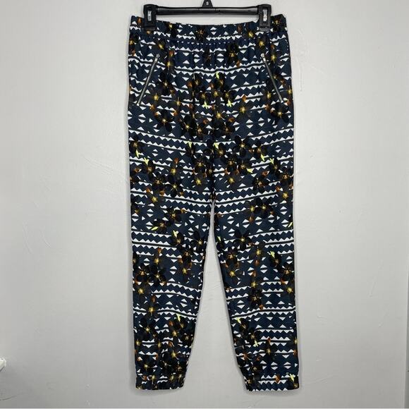 J CREW Floral Pants Joggers Womens Size 4 Abstract Office Professional Career - Picture 2 of 9
